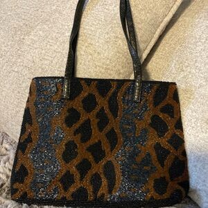 Elegant Leopard Pattern Shoulder Bag
12x9x2
